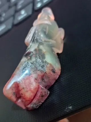 Figura Jadeíta Birmana Natural Tallada