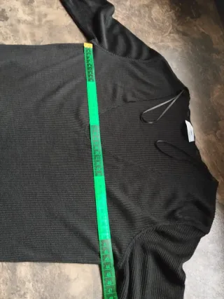 Zara Woman Top Canalé Negro Talla S