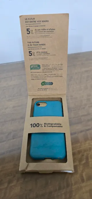 Funda Just Green iPhone SE/8/7/6S/6 Biodegradable