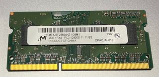 Memoria RAM Micron 2GB DDR3 Portátil