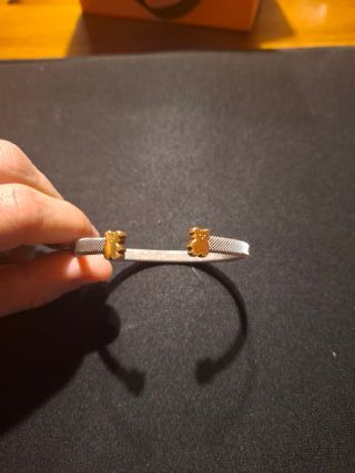 Pulsera Tous MESH Acero y Oro 18K