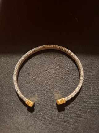 Pulsera Tous MESH Acero y Oro 18K