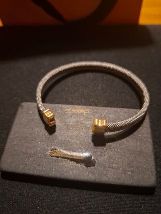 Pulsera Tous MESH Acero y Oro 18K