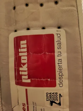 Colchón de tela beige