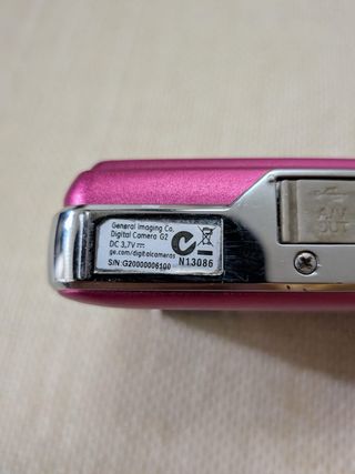 Cámara Digital GE G2 Rosa