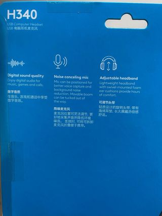 Auriculares Logitech H340 USB