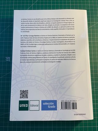 Química forense (GRADO) (Spanish Edition)