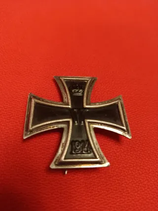 CRUZ DE HIERRO 1° CLASE PRIMERA GUERRA MUNDIAL