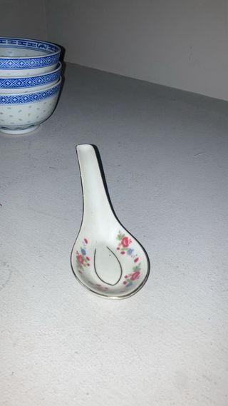 Set 3 Cuencos Porcelana Azul y Blanco