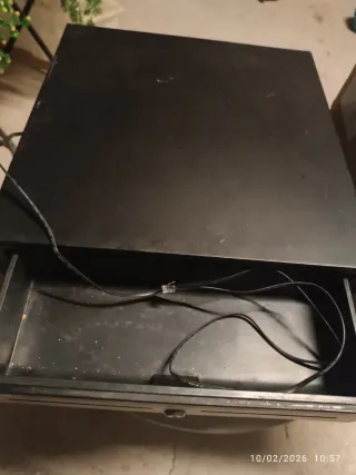 Cajón porta monedas negro