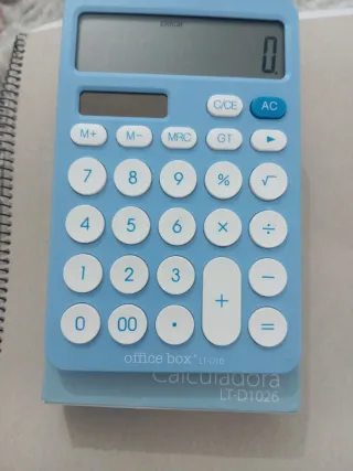 Calculadora Office Box LT-D10 Azul