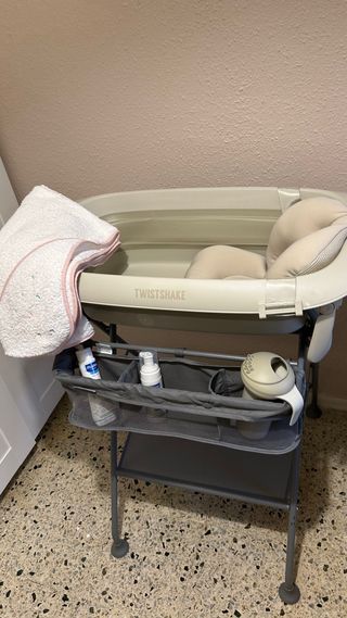 Bañera Bebé Twistshake Beige