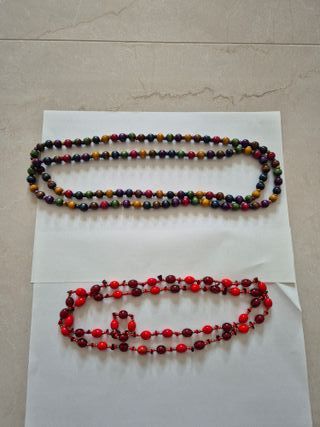 Collar Perlas Preciosas y Collar Piedras Naturales