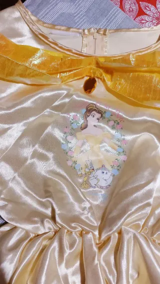 Vestito Carnevale Disney Bella e Bestia 8-9 anni