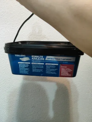 Bote de pintura esmalte Azulejos Tollens Blanco 2L