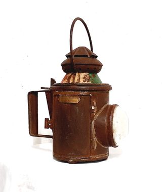 lanterna ferroviaria d’epoca MADE IN ITALY lampada