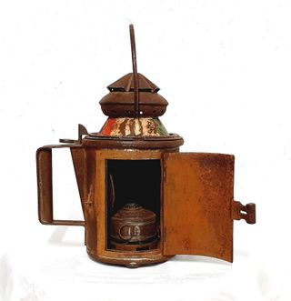 lanterna ferroviaria d’epoca MADE IN ITALY lampada