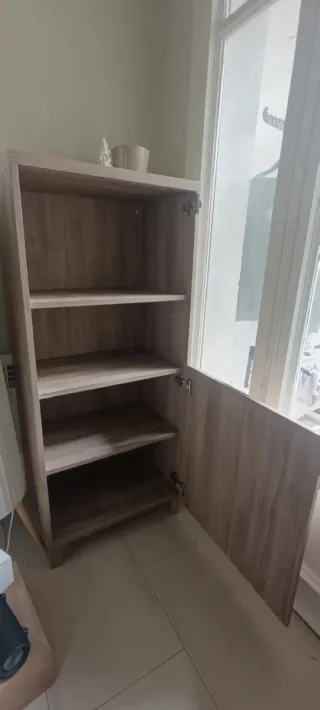 Mueble salón IKEA BESTÅ marrón