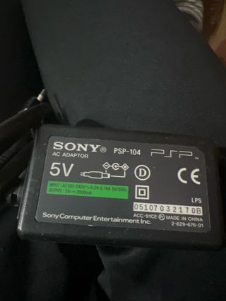 Cargador Sony PSP-104 AC Adaptor 5V
