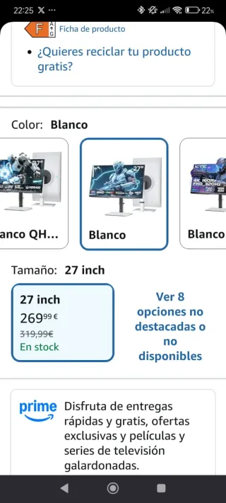 Monitor Gaming 27 WQHD 180Hz MiniLED