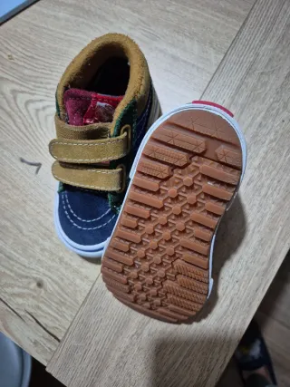 Vans niño azul y verde. Talla 22