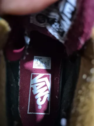 Vans niño azul y verde. Talla 22