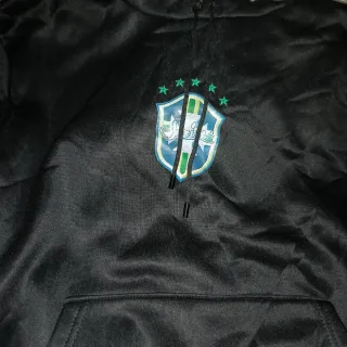 Chándal Selección Brasil Negro y Verde