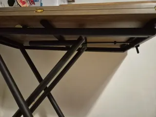 Mesa elevable y abatible