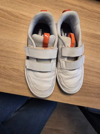 Scarpe Puma Bambino Bianche Velcro