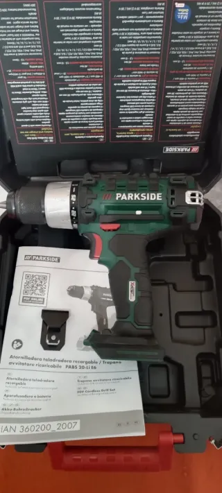 Taladro Atornillador Parkside PABS 20-Li E6