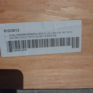 Somier de cama metálico con lamas de madera