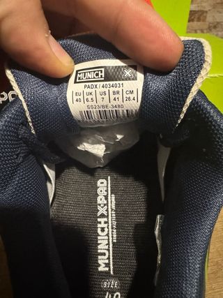 Zapatillas Munich X-Pad Naranja/Azul