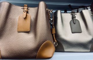 Borsa donna oro e argento