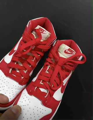 Zapatillas Nike Niño Rojas y Blancas