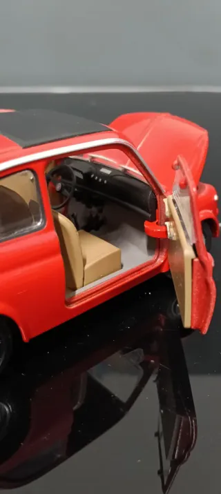 Modellino Fiat 500 L Rosso