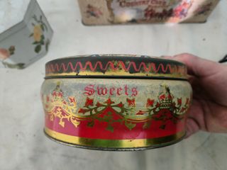 Lote 3 Cajas Metálicas Vintage