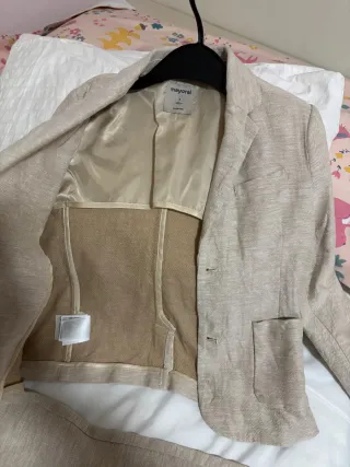 Traje chaqueta lino niño Mayoral comunión o cerem
