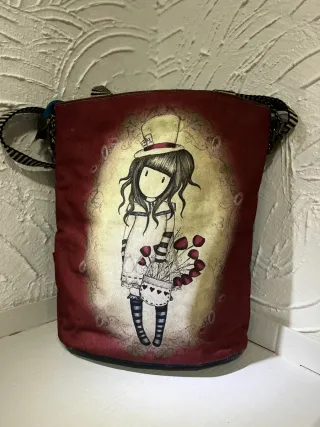 Bolso Santoro Gorjuss con dibujo de niña
