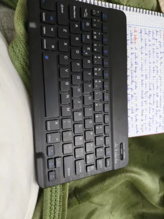 Teclado Bluetooth Negro/Plateado