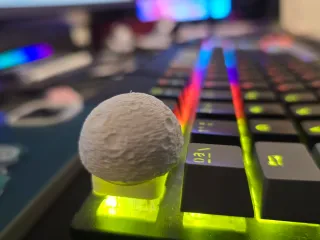 Tecla de luna 3d