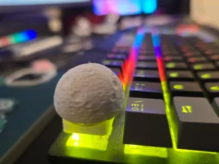 Tecla de luna 3d