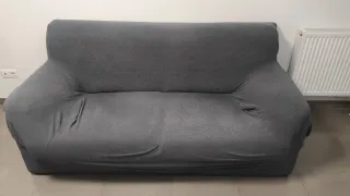 Sofá 3 plazas verde