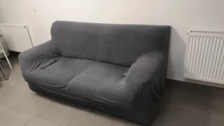 Sofá 3 plazas verde