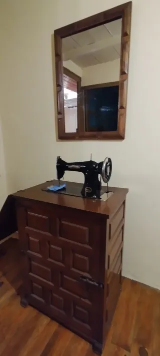 Máquina de Coser Singer Antigua Hexagon