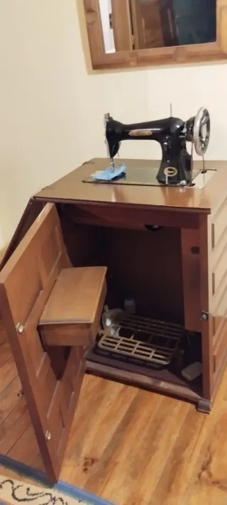 Máquina de Coser Singer Antigua Hexagon