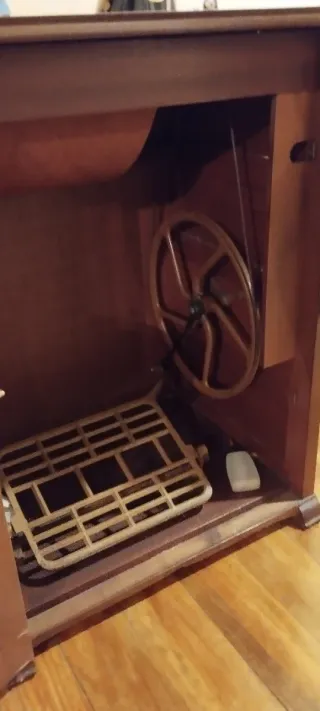 Máquina de Coser Singer Antigua Hexagon