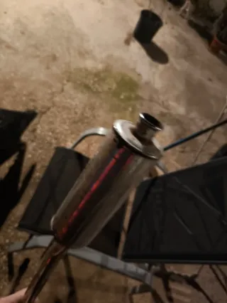 Tubo de escape moto 49cc jazen de 100cc