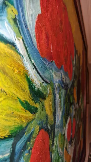 Cuadro pintado a mano