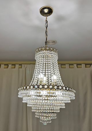 LÁMPARA CRISTAL 9 LUCES