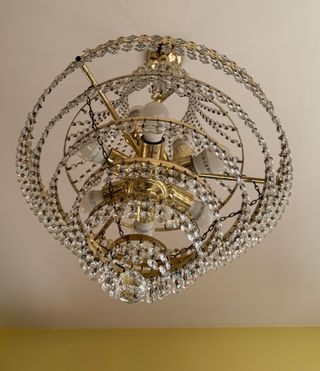 LÁMPARA CRISTAL 9 LUCES